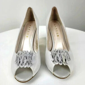 Metallic High  Heel/ Front Open